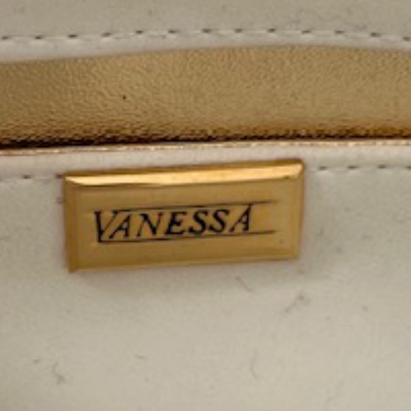 Vintage White Wicker Rattan Wood Clutch/Shoulder Bag - Picture 7 of 7